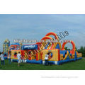 Inflatable Pool Obstacle / Inflatable Castle For Rental Business